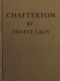 [Gutenberg 63327] • Chatterton